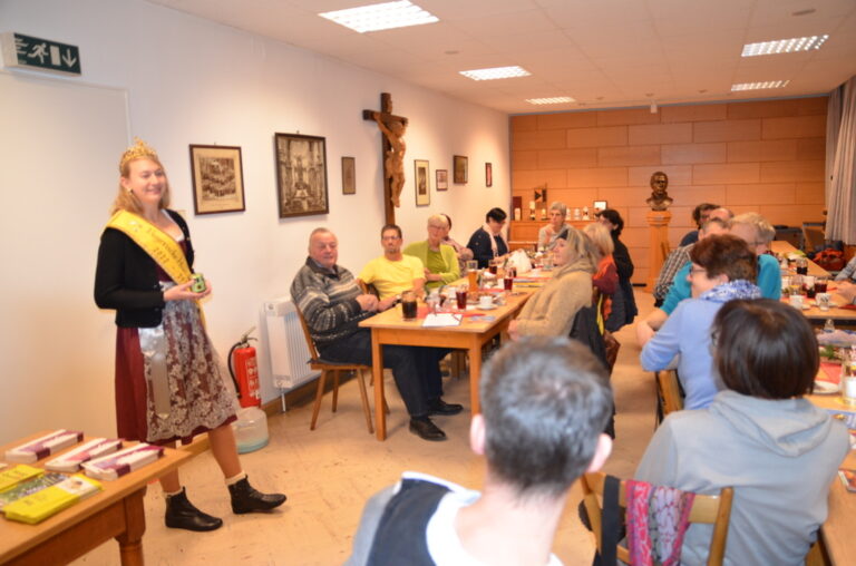 Weihnachtsfeier mit königlichem Besuch