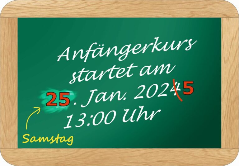 Tafel_2025 Anfängerkurs 2025